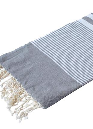 Пештемаль turkish towel серый