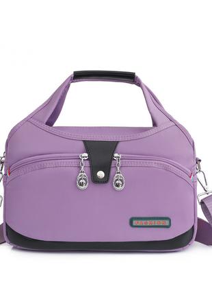 Городская женская сумка через плечо Fashion 2023 Фиолетовая