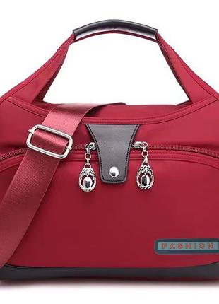 Городская женская сумка через плечо Fashion 2023 Красная