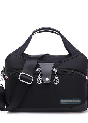 Городская женская сумка через плечо Fashion 2023 Черная
