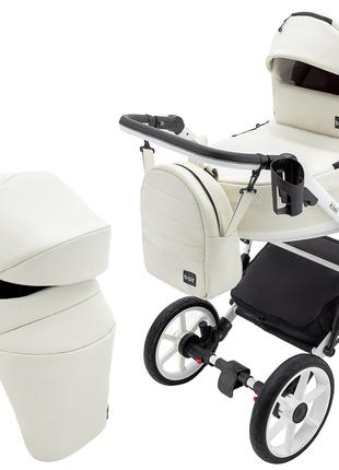 Коляска 2 в 1 Bair Kiwi White ECO BKW-24 слонова кістка