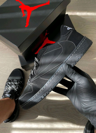 Nike Air Jordan 1 Retro Low x Travis Scott OG Black Phantom