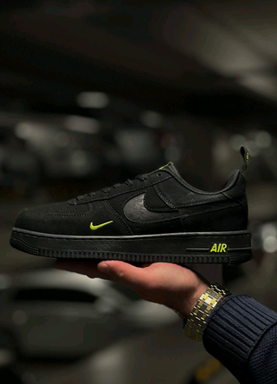 Чоловічі кросівки Nike Air Force Black Green