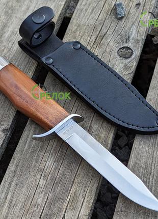 Нож нескладной GW 1882 с кожаными ножнами