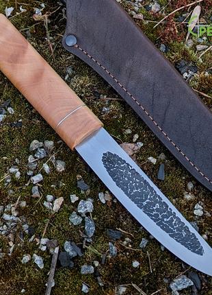 Нож ручной работы Якут №134 (сталь N690)