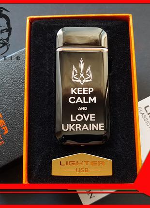 Электронная сенсорная зажигалка с герб Украины USB зажигалка с...