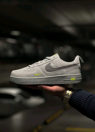 Чоловічі кросівки Nike Air Force Silver Green