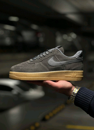 Чоловічі кросівки Nike Air Force Dark Silver