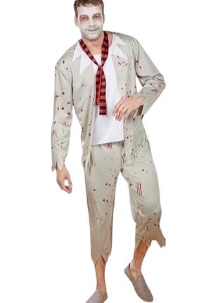 Мужской костюм Зомби на Хеллоуин/HALLOWEEN LIDL XL