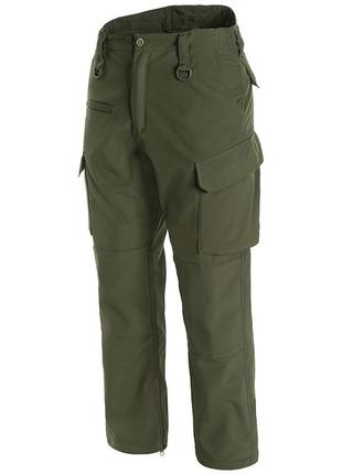 Штани теплі mil-tec «explorer» softshell оливкові xl