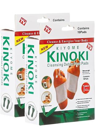 Комплект 2 упаковки, пластырь для выведения токсинов Kinoki 10...