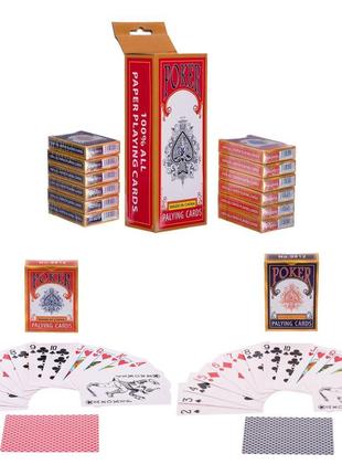 9812 Карты игральные POKER 54 штуки