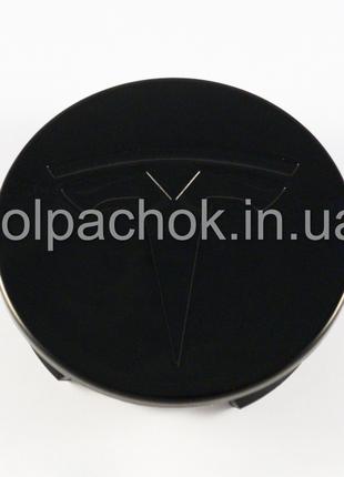 Колпачок на диски Tesla черный глянцевый (57мм)