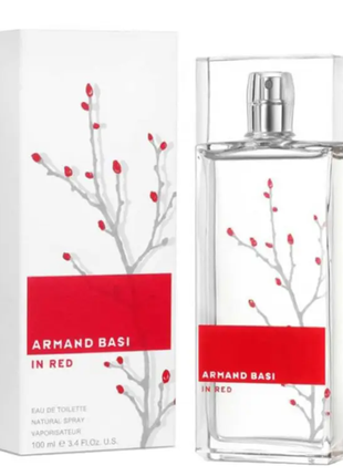 Женские духи armand basi in red 100 ml