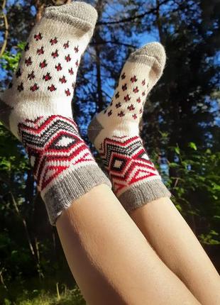 Жіночі шкарпетки з меріносової шерсті,  теплі шкарпетки на зим...