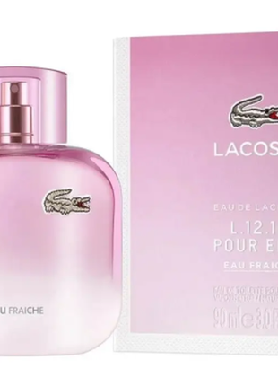 Женская туалетная вода lacoste eau de l.12.12 pour elle sparkl...