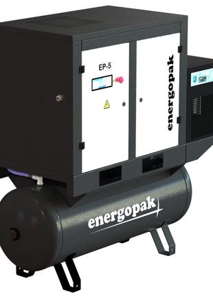 Винтовой компрессор Energopak EP 5/RD-T270 с осушителем и реси...