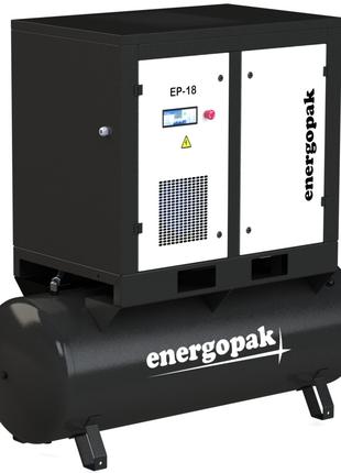 Винтовой компрессор Energopak EP 18-T500 с ресивером 500л