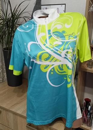Жіноча вело джерсі,велосипедна футболка nakamura