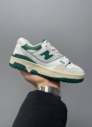 Кроссовки new balance 550 «white green’