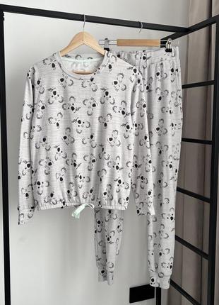 Домашний комплект /пижамка  с рисунком панда george