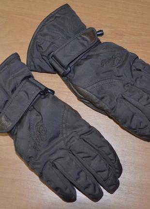 Женские горнолыжные перчатки barts dry shell (s) ладонь кожа