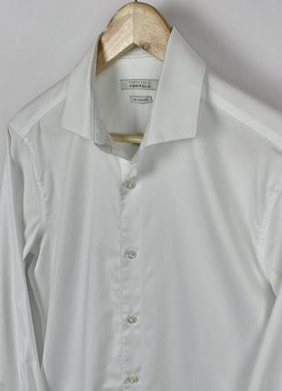 Рубашка белая perry ellis portfolio