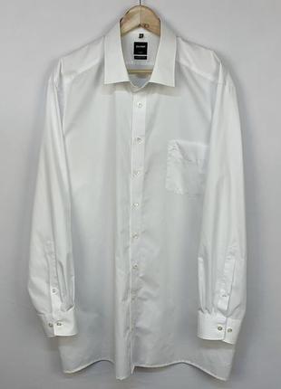 Белая рубашка olymp luxor
