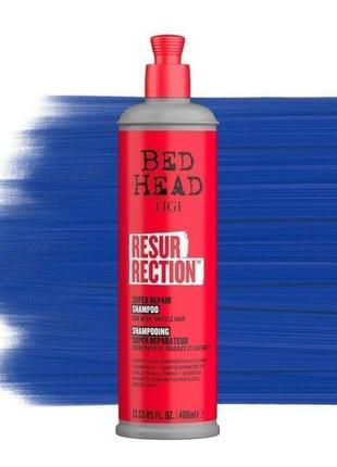 Шампунь для восстановления поврежденных волос tigi bed head re...