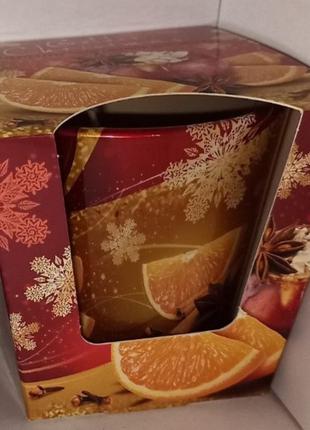 Свеча ароматическая "Golden Christmas" (с апельсином и специям...