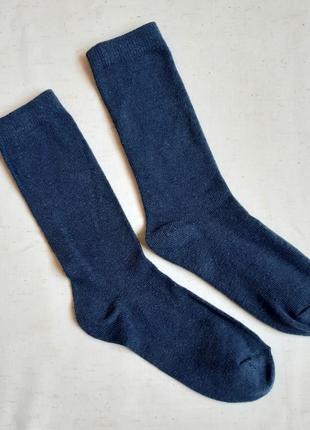 Шкарпетки шкарпетки темно-сині високі на 4-6 років