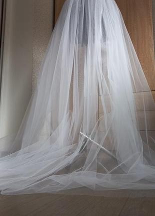 Шлейф на свадебное платье