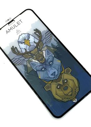 Защитное стекло AMULET iPhone XR Black