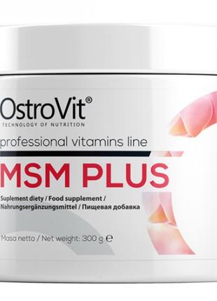 Препарат для суставов и связок OstroVit MSM Plus, 300 грамм