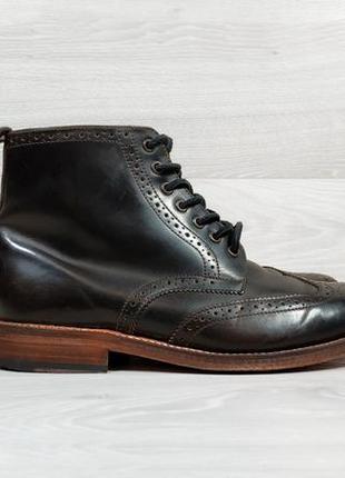 Шкіряні чоловічі черевики броги grenson оригінал, розмір 41