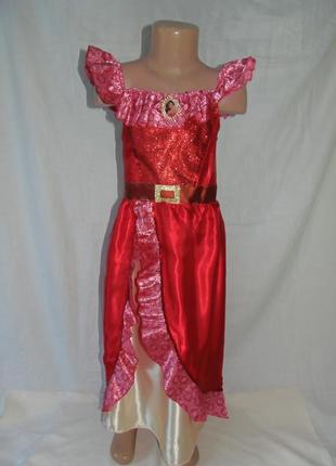 Карнавальное платье елена из авалора на 7-8 лет