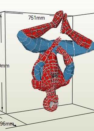 PaperKhan Конструктор из картона Spider-Man Spider papercraft ...