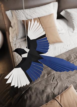 PaperKhan Конструктор из картона птица сорока оригами papercra...