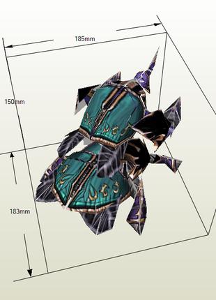 PaperKhan Конструктор из картона Nerubian Warcraft papercraft ...