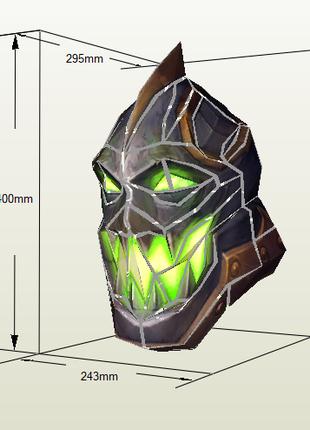 PaperKhan Конструктор из картона Helm Warcraft papercraft 3D ф...