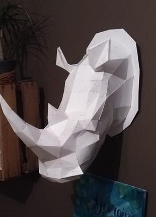 PaperKhan Конструктор из картона носорог голов трофей оригами ...