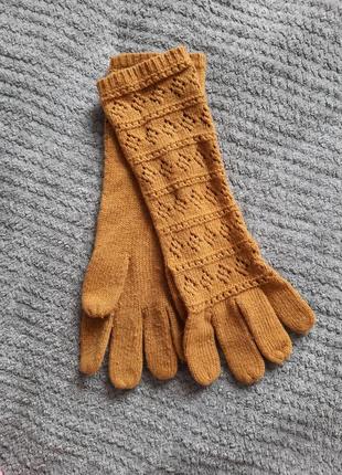 Длинные рукавицы  перчатки gap