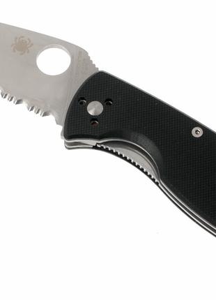 Нож Spyderco Tenacious, G-10, серрейтор