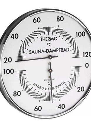 Термогигрометр для сауны TFA d=132 х 33 мм