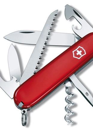 Швейцарский нож Victorinox Swiss Army Camper, красный