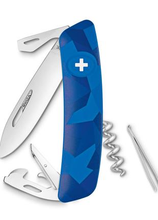 Нож Swiza C03, blue urban