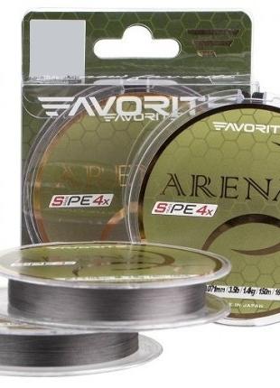 Шнур Favorite Arena PE 4x 150м (silver gray) #0.175/0.071 3.5 ...