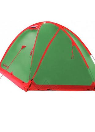Палатка Tramp ROCK 4 v2 зеленая