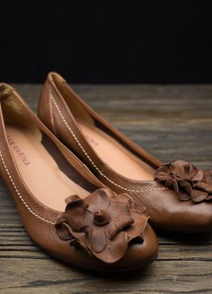 Шкіряні жіночі туфельки san marina р-41