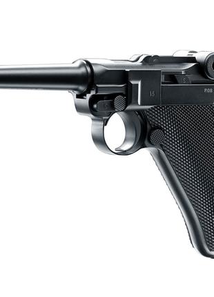 Пистолет пневматический Walther Umarex Legends P.08 с блоубэком